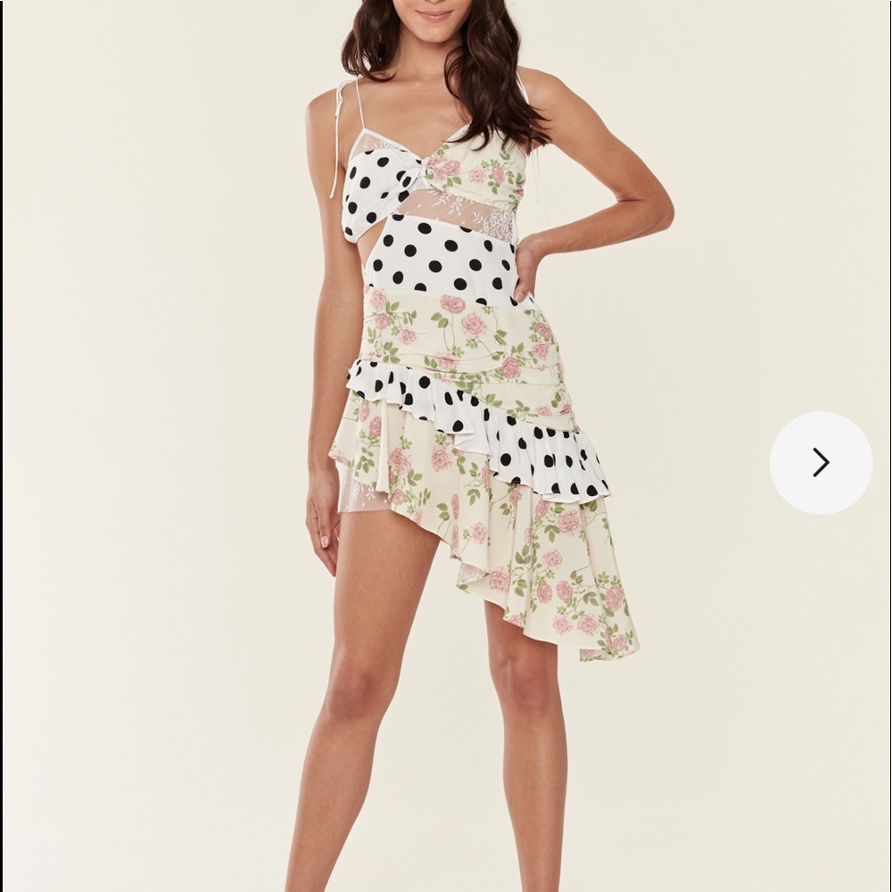 NWT For Love & Lemons Butterscotch Tank Midi Dress